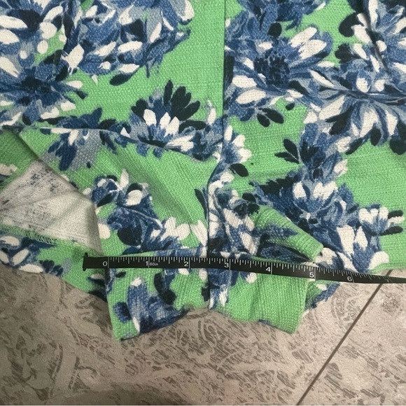 J.Crew | Green & Blue Floral Hi-Rise Shorts | SZ 4 (27) - Picture 10 of 10